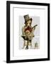 Banjo Bear-Fab Funky-Framed Art Print