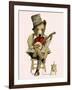 Banjo Bear-Fab Funky-Framed Art Print