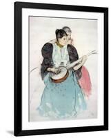 Banjo Lesson, 1893-Mary Cassatt-Framed Giclee Print