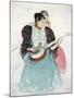 Banjo Lesson, 1893-Mary Cassatt-Mounted Giclee Print