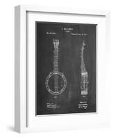 Banjo Mandolin Patent-Cole Borders-Framed Art Print