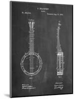 Banjo Mandolin Patent-Cole Borders-Mounted Art Print