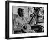 Banjo Player Aunt Samanthey-Robert W^ Kelley-Framed Photographic Print