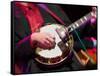 Banjo Player Detail, Grand Ole Opry at Ryman Auditorium, Nashville, Tennessee, USA-Walter Bibikow-Framed Stretched Canvas