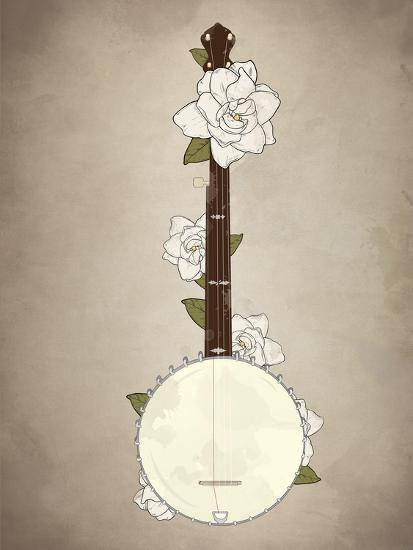 Banjo Romantics-null-Lamina Framed Poster