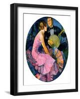 "Banjo Serenade,"April 11, 1931-John LaGatta-Framed Giclee Print