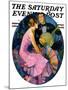 "Banjo Serenade," Saturday Evening Post Cover, April 11, 1931-John LaGatta-Mounted Giclee Print