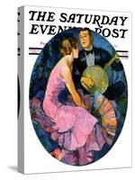 "Banjo Serenade," Saturday Evening Post Cover, April 11, 1931-John LaGatta-Stretched Canvas