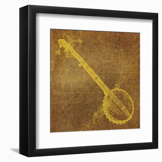 Banjo-John W^ Golden-Framed Art Print