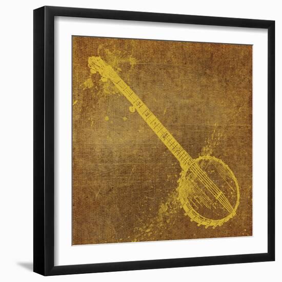 Banjo-John W Golden-Framed Giclee Print