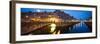 Bank Bridge, Griboedov Canal, Saint Petersburg, Leningrad Oblast, Russia-Panoramic Images-Framed Photographic Print