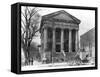 Bank Exterior-null-Framed Stretched Canvas