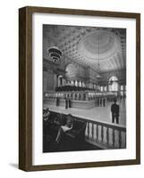 Bank Floor of National City Bank-Herbert Gehr-Framed Photographic Print