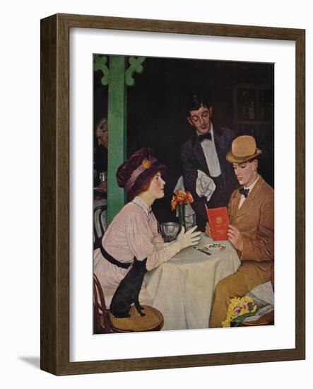 'Bank Holiday', 1912 (1935)-William Strang-Framed Giclee Print
