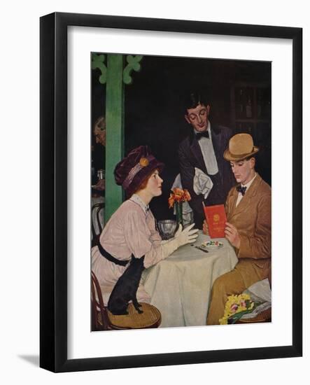 'Bank Holiday', 1912 (1935)-William Strang-Framed Giclee Print