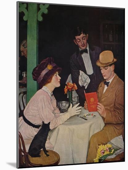 'Bank Holiday', 1912 (1935)-William Strang-Mounted Giclee Print