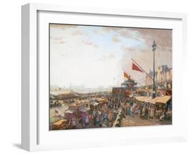 Bank Holiday, Brighton-Charles Cundall-Framed Giclee Print