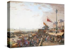 Bank Holiday, Brighton-Charles Cundall-Stretched Canvas