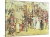 Bank Holiday or the Fun of the Fair-Charles Altamont Doyle-Stretched Canvas