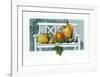 Bank mit Fruchten-Franz Heigl-Framed Art Print