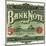 Bank Note Brand Cigar Outer Box Label-Lantern Press-Mounted Art Print