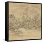 Bank of a Pond-Rodolphe Bresdin-Framed Stretched Canvas