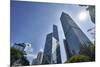 Bank of China Building and Cheung Kong Centre towers in Central, Hong Kong Island's financial distr-Fraser Hall-Mounted Photographic Print