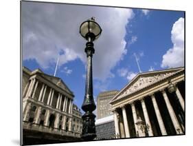 Bank of England and Royal Exchange, City of London, London, England, United Kingdom-Jean Brooks-Mounted Photographic Print