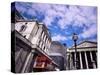 Bank of England and the Royal Exchange, City of London, London, England, United Kingdom-Jean Brooks-Stretched Canvas