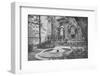 Bank of England Fountain, City of London, c1910 (1911)-Pictorial Agency-Framed Photographic Print