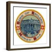 Bank of England, Money Box-null-Framed Giclee Print