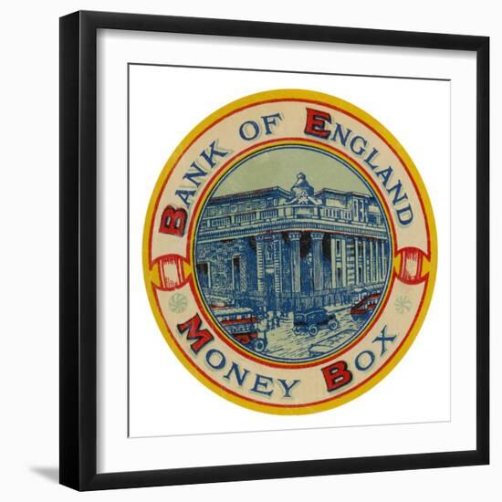 Bank of England, Money Box-null-Framed Giclee Print