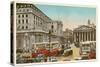 Bank of England, Royal Exchange, London-null-Stretched Canvas