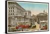 Bank of England, Royal Exchange, London-null-Framed Stretched Canvas