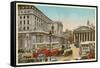 Bank of England, Royal Exchange, London-null-Framed Stretched Canvas