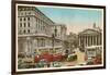 Bank of England, Royal Exchange, London-null-Framed Art Print