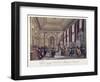 Bank of England, Threadneedle Street, London, 1808-Augustus Charles Pugin-Framed Giclee Print