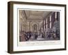 Bank of England, Threadneedle Street, London, 1808-Augustus Charles Pugin-Framed Giclee Print