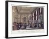 Bank of England, Threadneedle Street, London, 1808-Augustus Charles Pugin-Framed Giclee Print