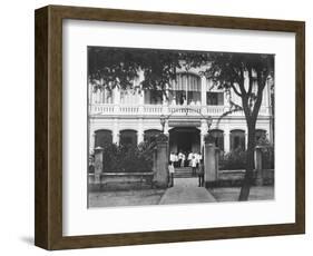 Bank of Indochina at Saigon, circa 1900-null-Framed Giclee Print