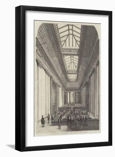 Bank of London, Head Office, Threadneedle-Street-null-Framed Giclee Print