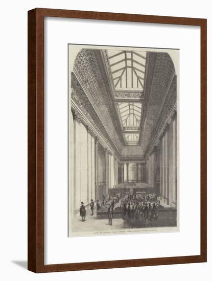 Bank of London, Head Office, Threadneedle-Street-null-Framed Giclee Print