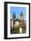 Bank of River Rhine with Gross St. Martin's Church and Cathedral, Cologne, North Rhine-Westphalia, -Hans-Peter Merten-Framed Photographic Print