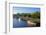 Bank of River Weser, Martinianleger, Bremen, Germany, Europe-Chris Seba-Framed Photographic Print