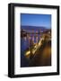 Bank of River Weser, Martinianleger, Bremen, Germany, Europe-Chris Seba-Framed Photographic Print