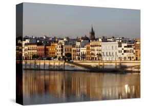 Bank of the Guadalquivir River, Seville, Andalucia, Spain, Europe-Godong-Stretched Canvas