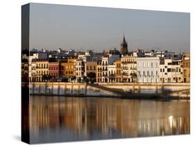 Bank of the Guadalquivir River, Seville, Andalucia, Spain, Europe-Godong-Stretched Canvas