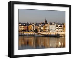 Bank of the Guadalquivir River, Seville, Andalucia, Spain, Europe-Godong-Framed Photographic Print