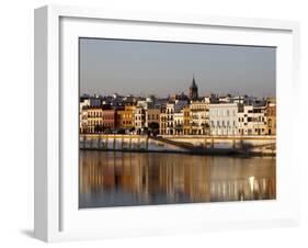 Bank of the Guadalquivir River, Seville, Andalucia, Spain, Europe-Godong-Framed Photographic Print