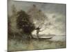 Bank of the Loire Near Chouze, 1893-Paul Desire Trouillebert-Mounted Giclee Print